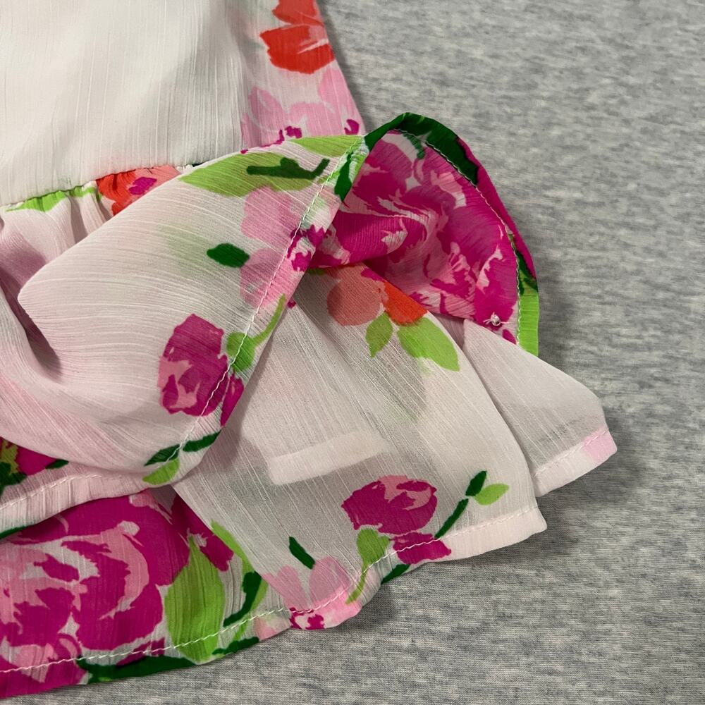Abercrombie & Fitch Baby Doll Floral Mini Slip Dress Size Small Floral Feminine - Picture 6 of 12